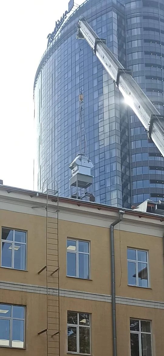 Установка вытяжных установок ГБУЗ Моники